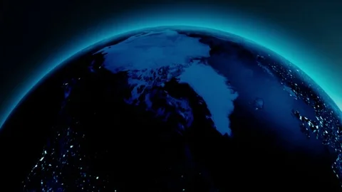 Night Earth Video stock 78542319