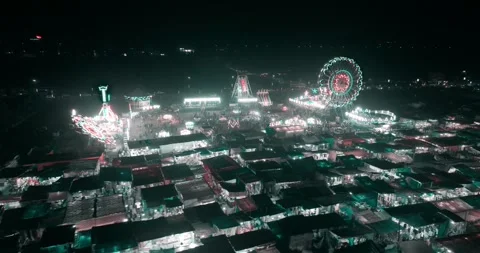 Night fair in india Stockbeeldmateriaal 304191060