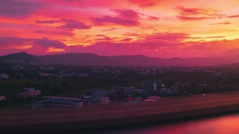 Night fall Stock Footage 161433402