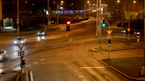 Night fast transport 스톡 동영상 36149906