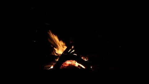 Night fire Stock Footage 121701210