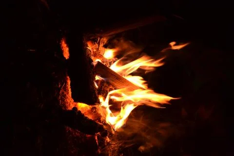 Night-fire Foto stock