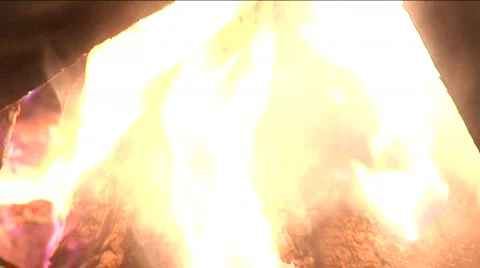 Night fire in winter 스톡 동영상 788849