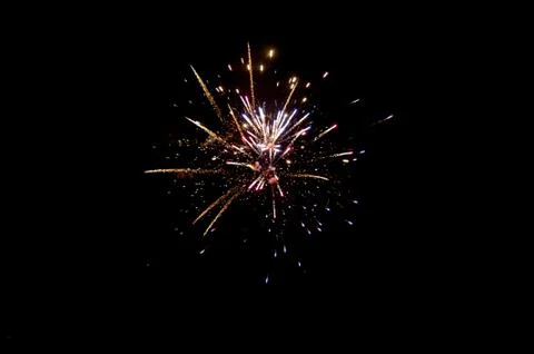 Night fireworks Stock Photos