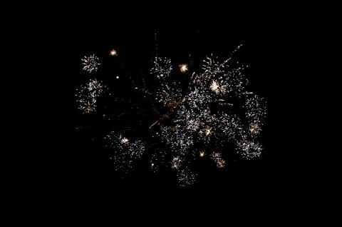 Night fireworks Stock Photos
