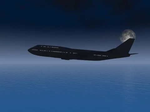 Night flight イラスト素材