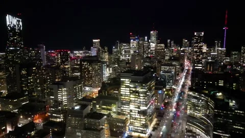 Night Flight over Toronto Vidéo 234534338
