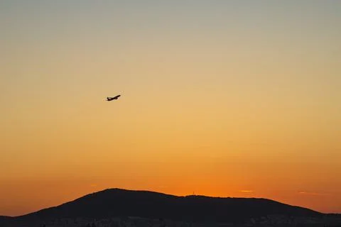 Night flight Stock Photos