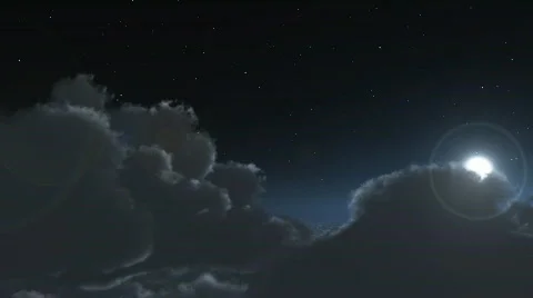 Night fly Stock Footage 332737