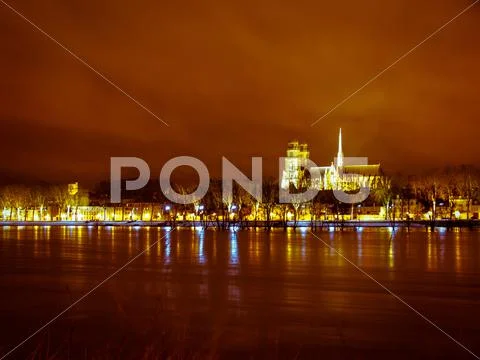 A Night In France Stock Photos
