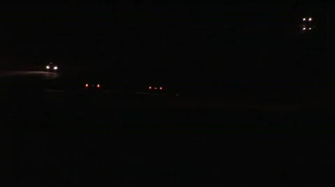Night Freeway Bend 스톡 동영상 372857