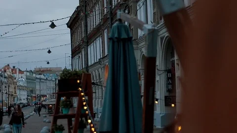 Night garland Video stock 80212560