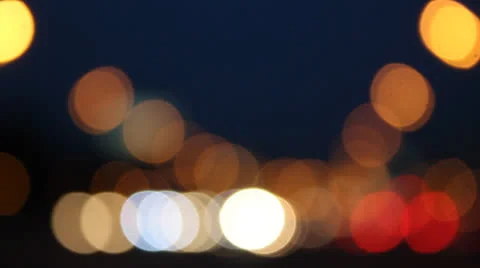Night glare City Stock Footage 25006463