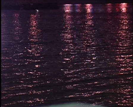 Night highlights in a water Stock Footage 944325