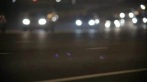 Night highway Stock Footage 15110510