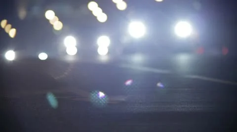 Night highway Stock Footage 15116794