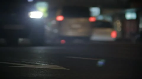 Night highway Stock Footage 15119023