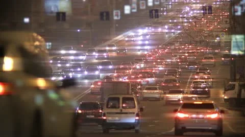 Night highway Stock Footage 15129957