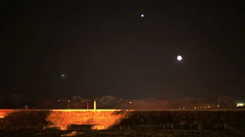 Night Highway Time Lapse 스톡 동영상 10816403