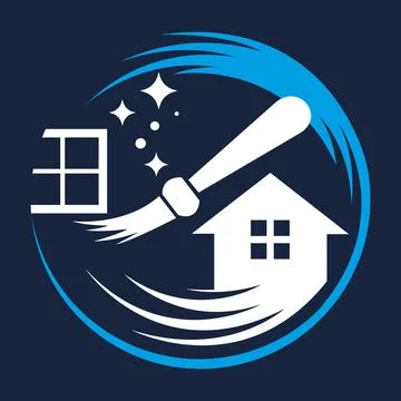 Night House Moon vector Logo Design Real Estate Icon Stock Illustration