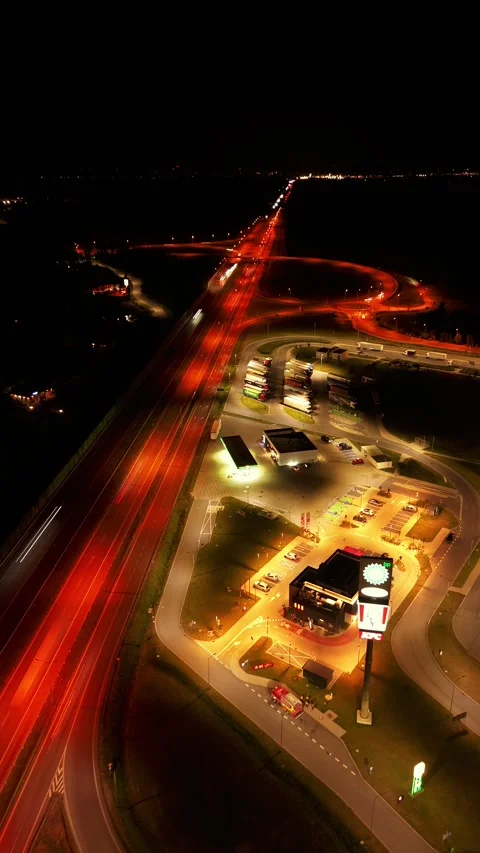 Night hyperlapse Stock Footage 344742804