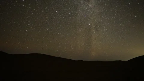 Night Hyperlapse: the sky of Atacama desert Stock Footage 278375699