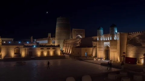 Night Ichan-Kala 스톡 동영상 262136646