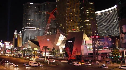 Night image of Las Vegas Stock Footage 51986945