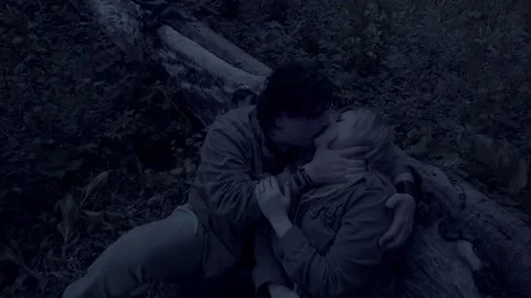Night Kiss Stock Footage 248497625