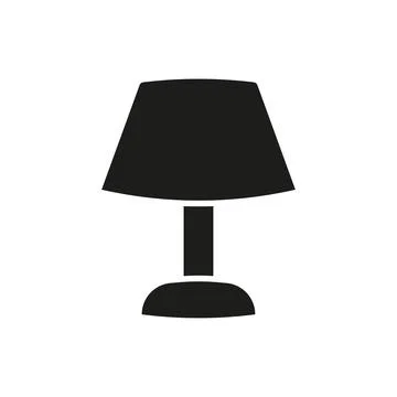 Night lamp bedroom icon vector basic design Stock Illustration