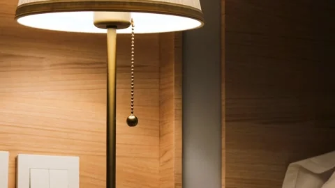 Night lamp Video stock 332226458