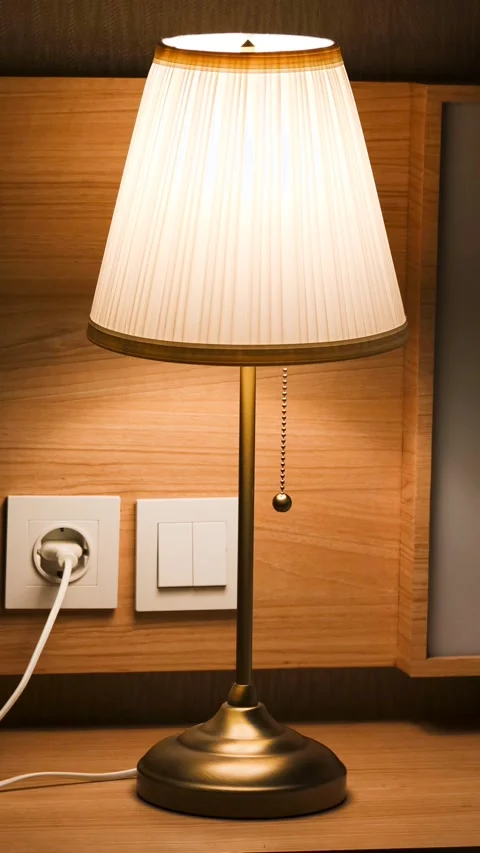 Night lamp Video stock 332226459