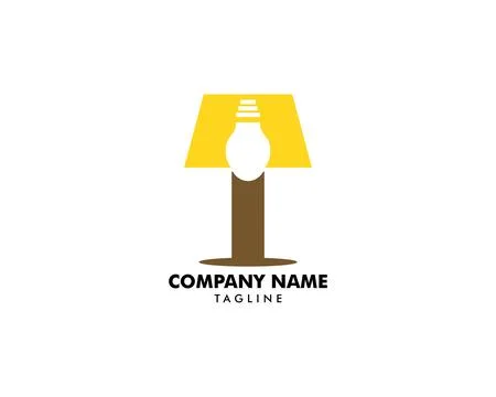 Night lamp icon vector design element logo template Stock Illustration