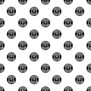 Night lamp pattern vector seamless Illustrazione stock