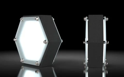 The night lamp prototype 스톡 일러스트