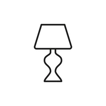 Night lamp vector design templates simple and modern Stock Illustration