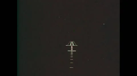 NIGHT LANDING  2 Stock Footage 44968204