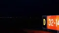 Night landing of the plane HD Footage