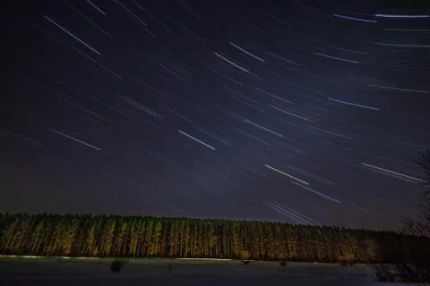 Night landscape Stock Photos