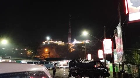 Night landscape Foto stock