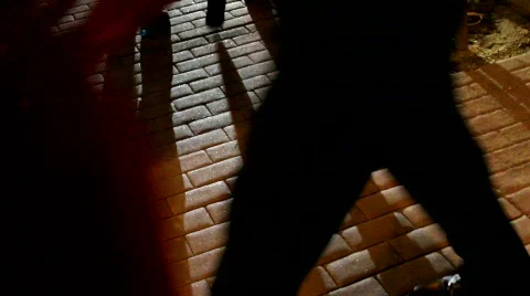 Night life Shadows Stock Footage 706750