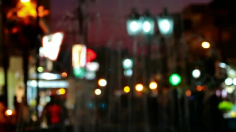 Night life on the streets Stock Footage 52769309