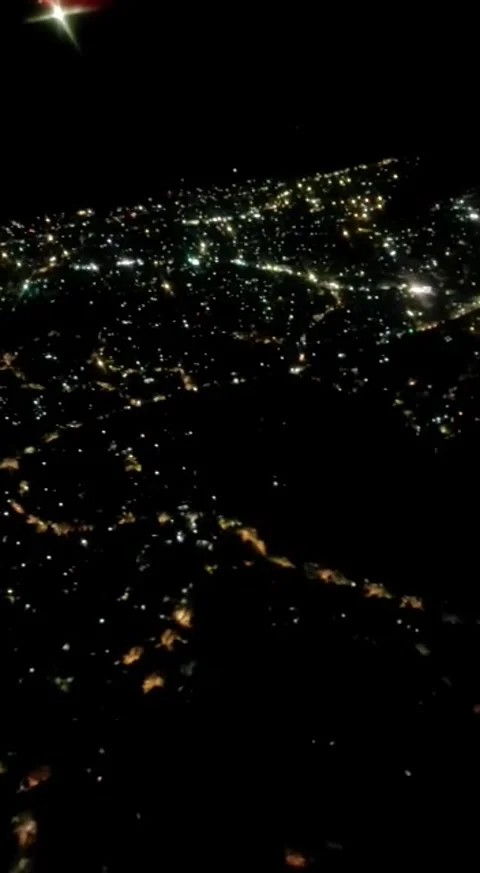 Night light from above 스톡 동영상 218301835