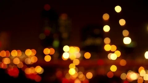 Night light Background and Bokeh. Stock Footage 79031072