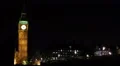Night Light Evening Westminster Palace London Landmark Parliament Big Ben Tower HD Footage