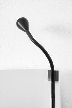 Night light at the head of the bed in the evening Stock Photos