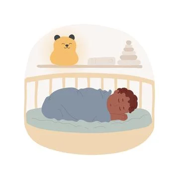 Night light isolated cartoon vector illustration. Ilustración de archivo