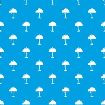 Night light pattern vector seamless blue Illustrazione stock