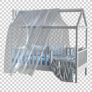 A night light side view Childrens bed house Linn with board Photos