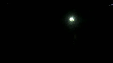 Night light snow Stock Footage 14808480
